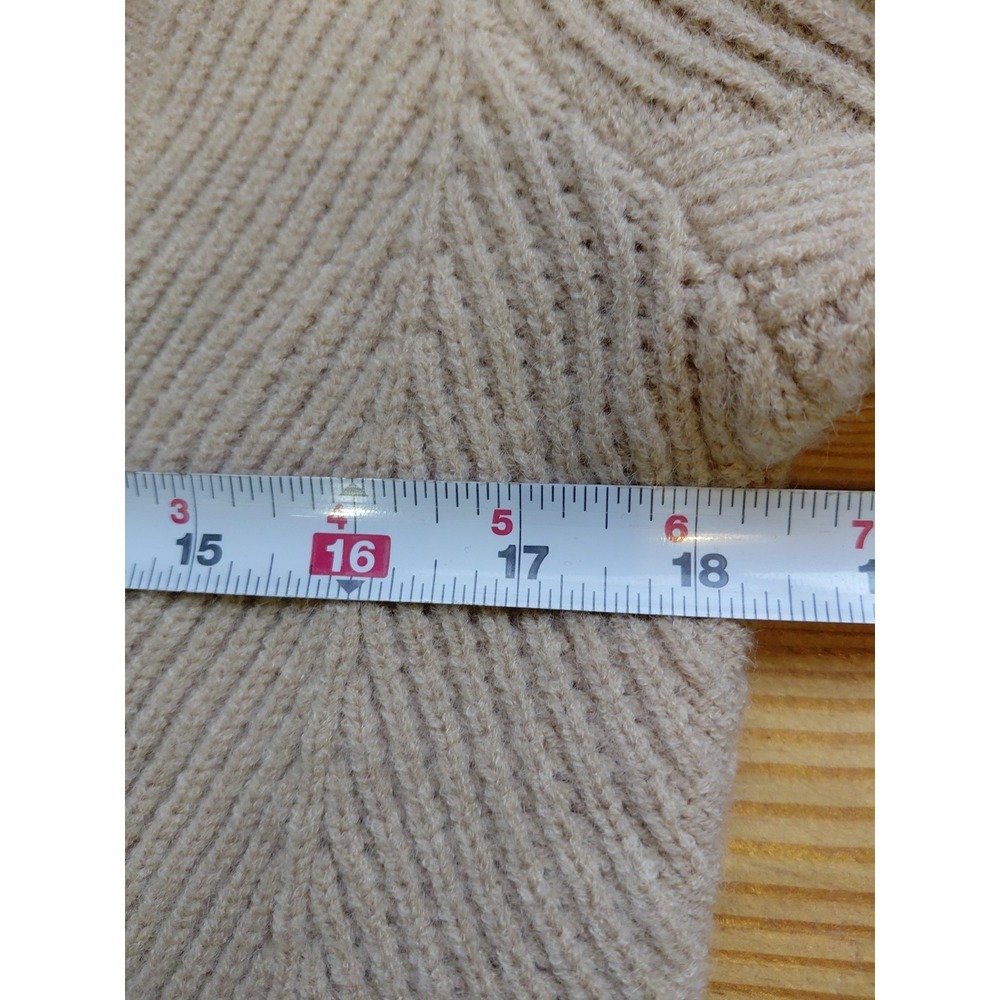 New Ann Taylor Geo Stitched Cardigan Button Up Sweater Blazer Neutral Jacket S - Picture 6 of 9